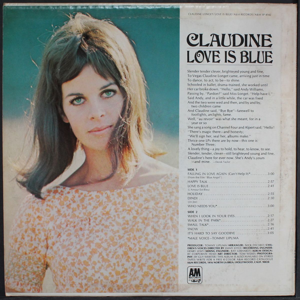 love is blue by CLAUDINE LONGET
