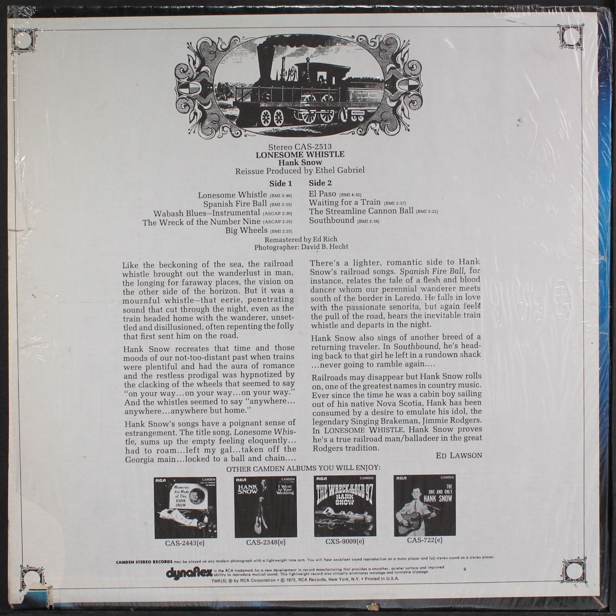 lonesome whistle by HANK SNOW