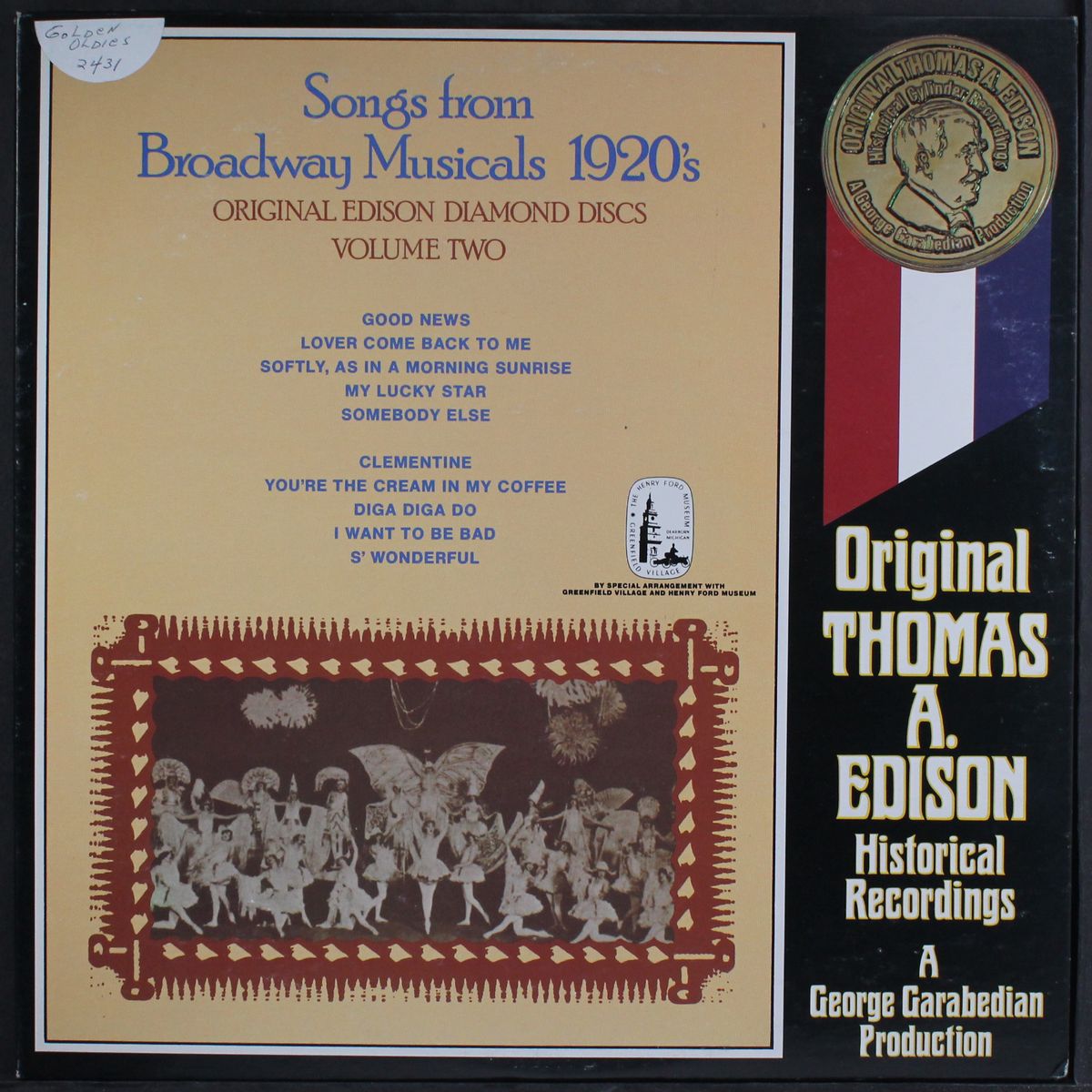 songs from broadway musicals - 1920's, vol. 2 by VARIOUS