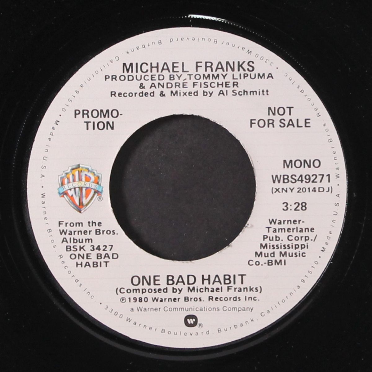 one bad habit / mono by MICHAEL FRANKS