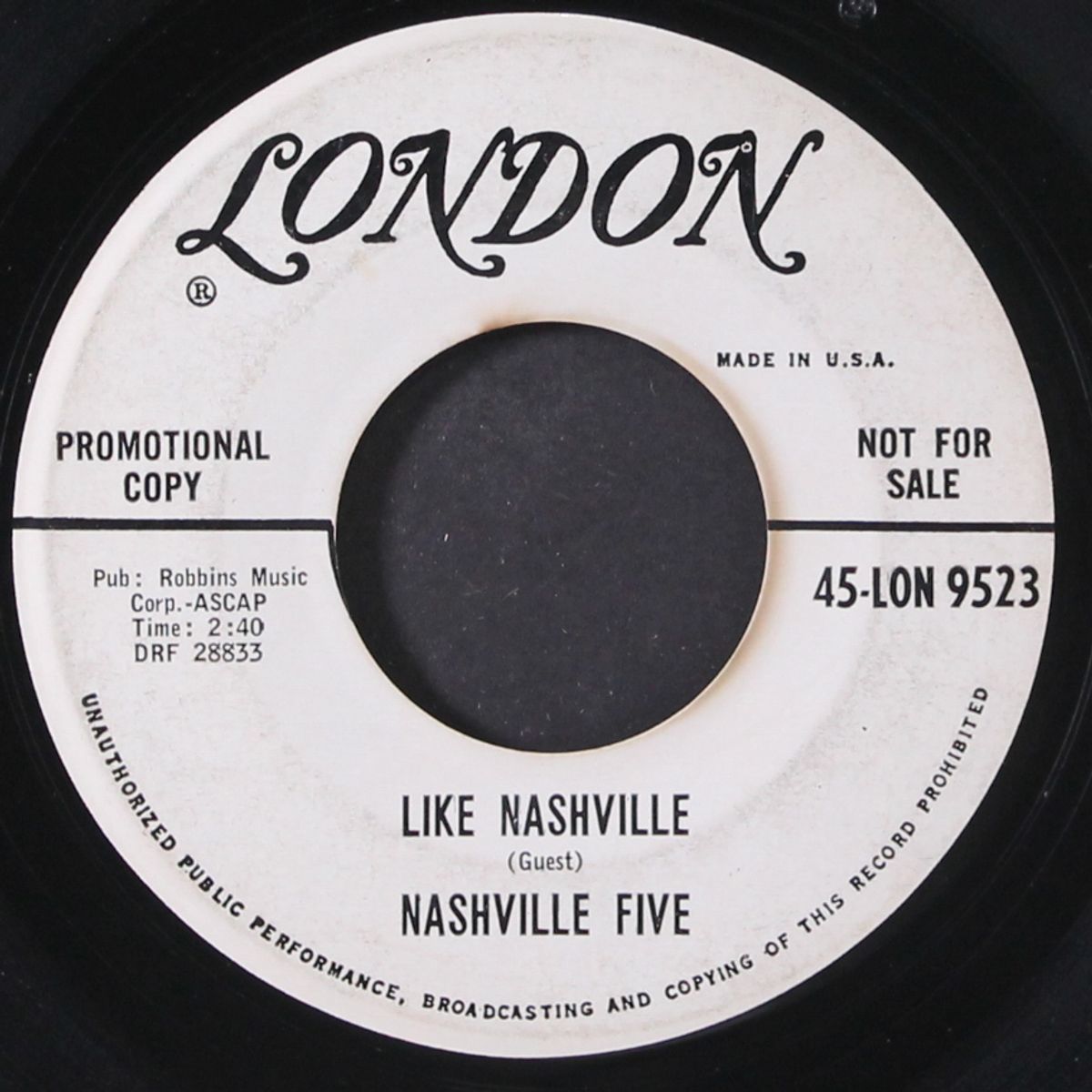 like nashville / stand up and say that by NASHVILLE FIVE