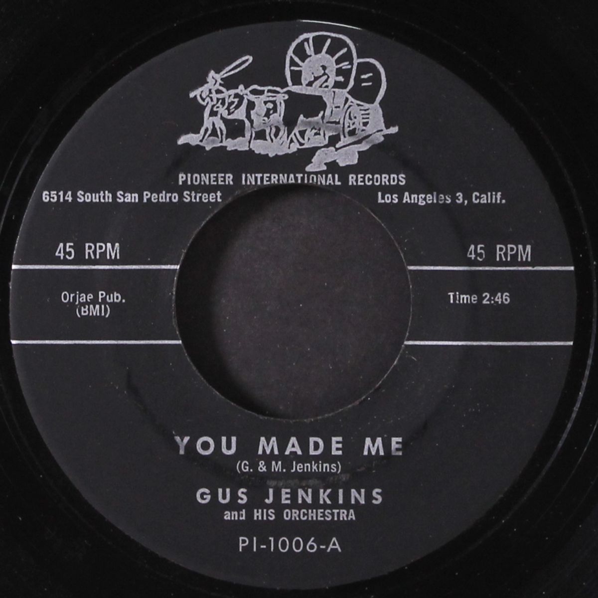 vine st. shuffle / you made me by GUS JENKINS
