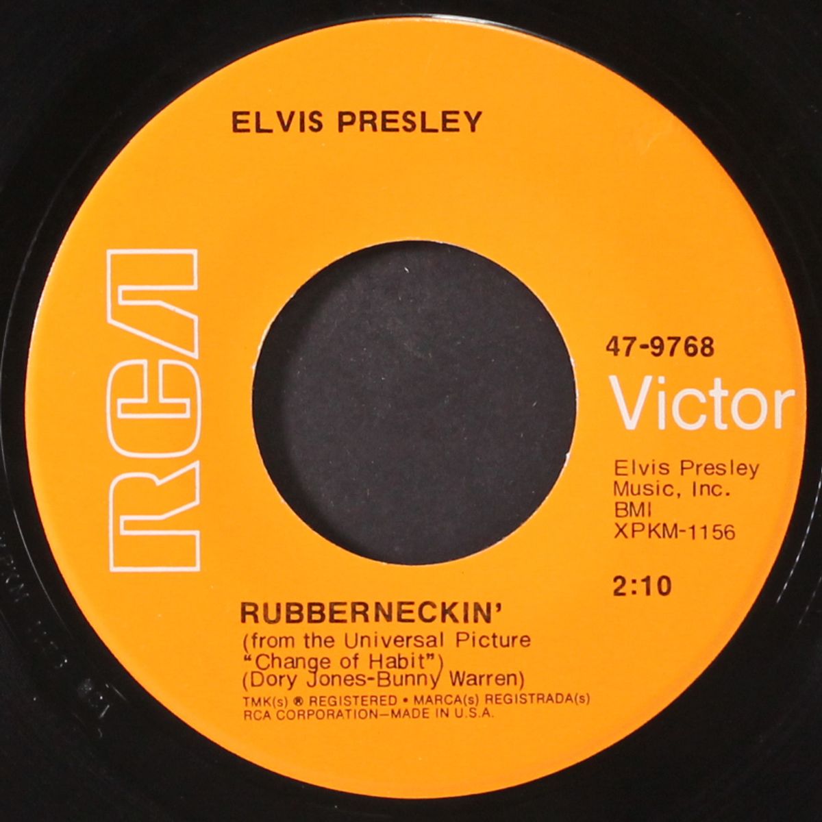 don't cry daddy / rubberneckin' by ELVIS PRESLEY