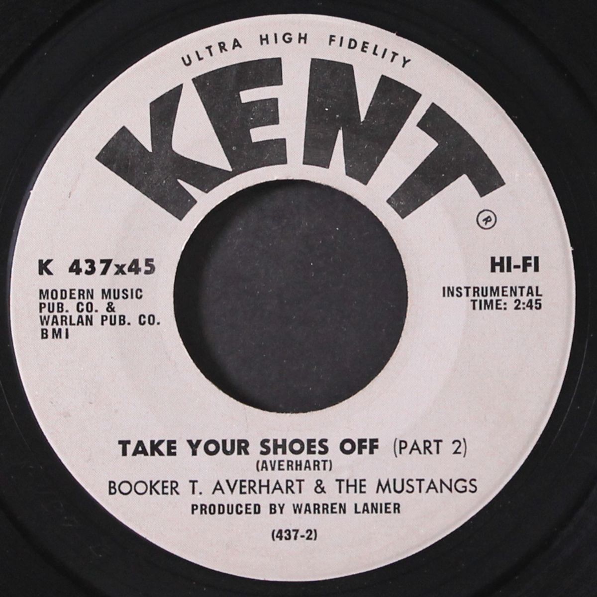 take your shoes off / part 2 by BOOKER T AVERHART & MUSTANGS