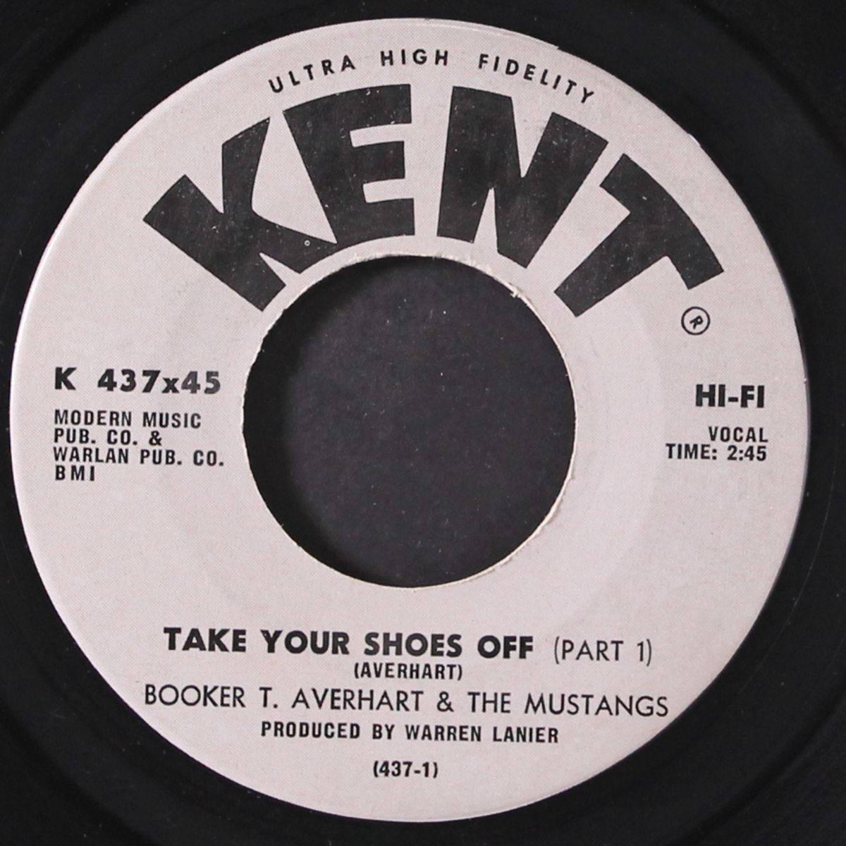 take your shoes off / part 2 by BOOKER T AVERHART & MUSTANGS