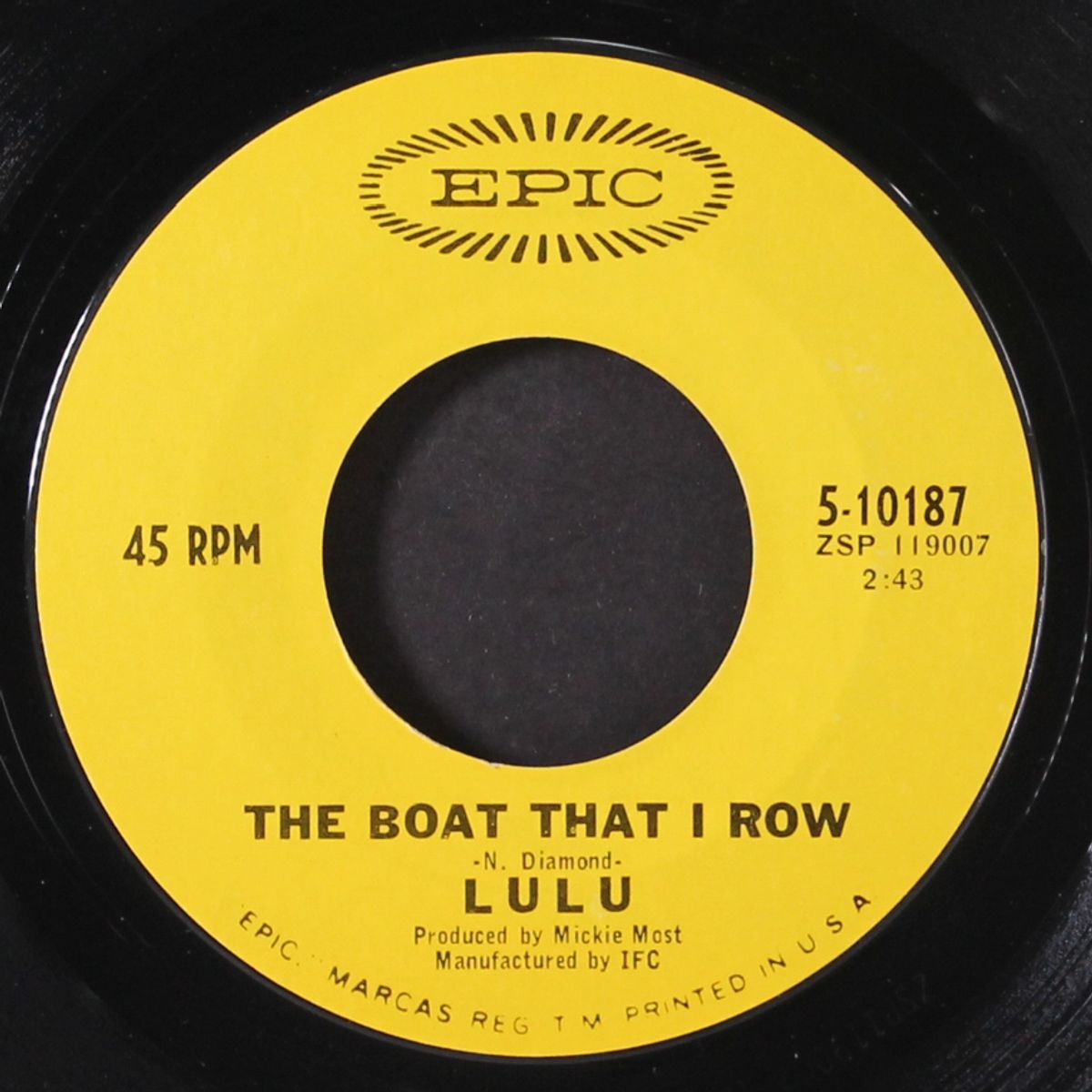 to sir with love / the boat that i row by LULU