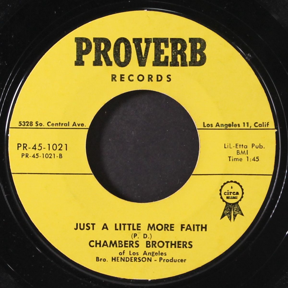 i trust in god / just a little more faith by CHAMBERS BROTHERS