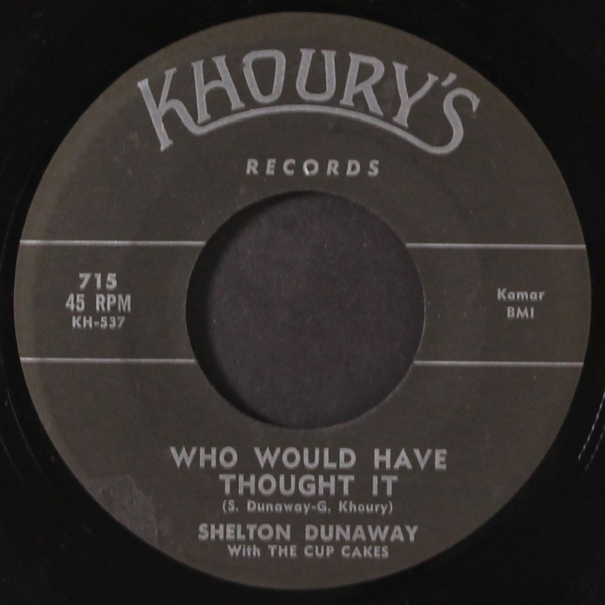 who would have thought it / i had the blues by SHELTON DUNAWAY & CUPCAKES