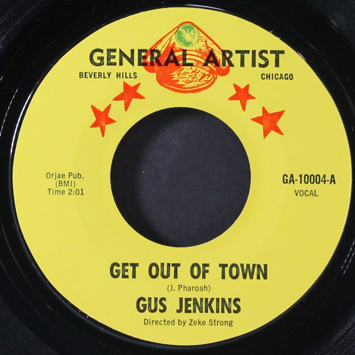 get out of town / going down yonder by GUS JENKINS