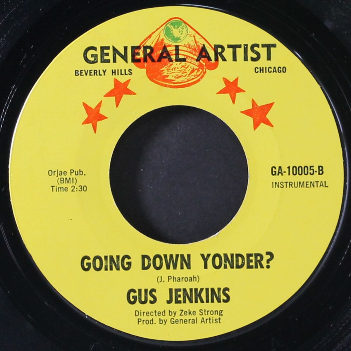 get out of town / going down yonder by GUS JENKINS