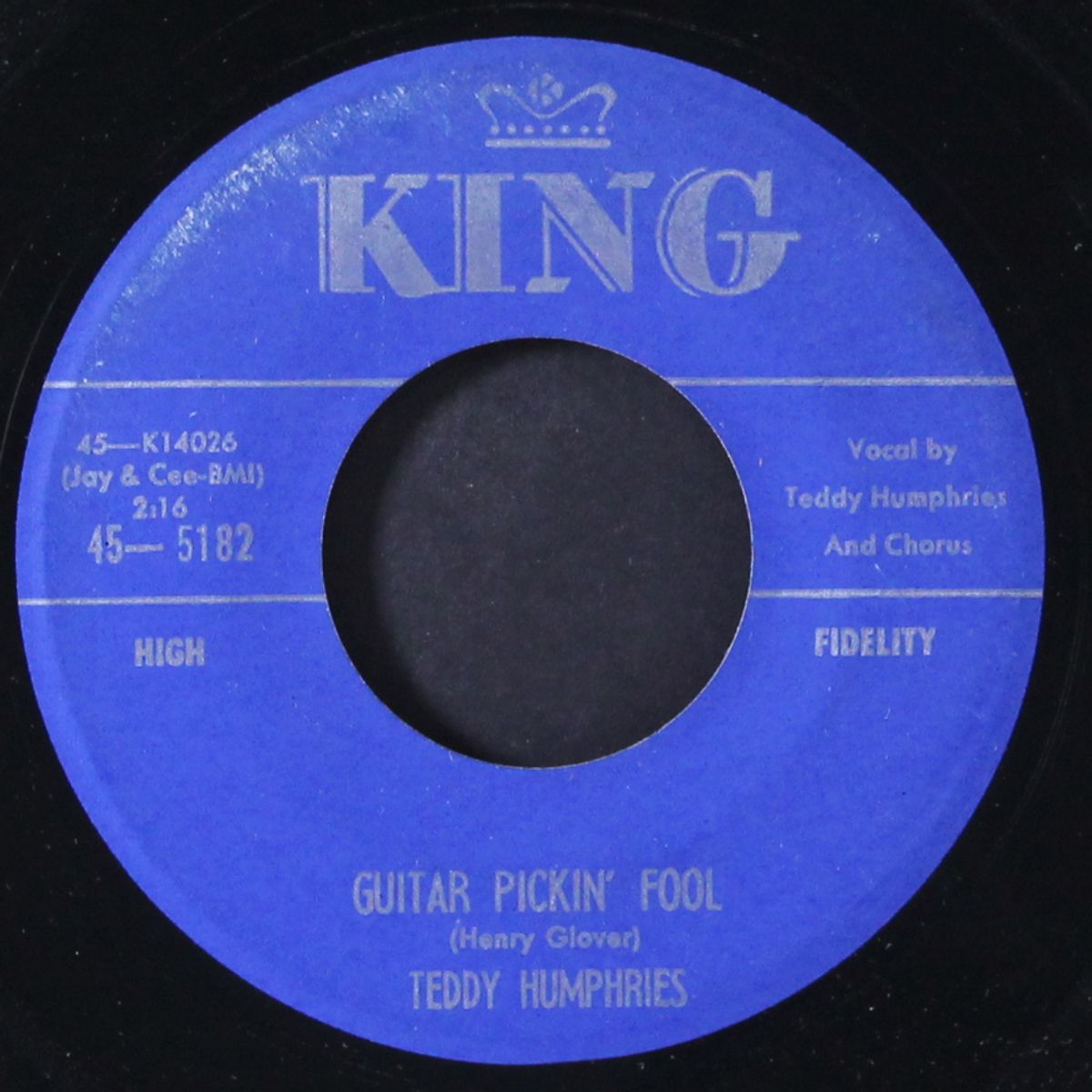 guitar pickin' fool / what makes you so tough by TEDDY HUMPHRIES