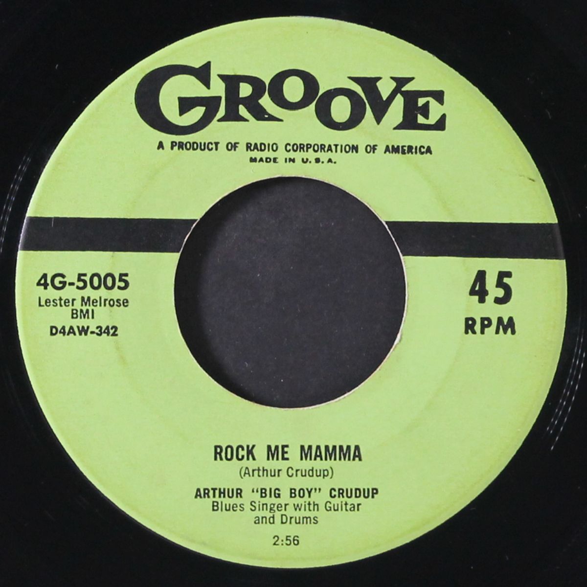 mean old 'frisco blues / rock me mama by ARTHUR CRUDUP