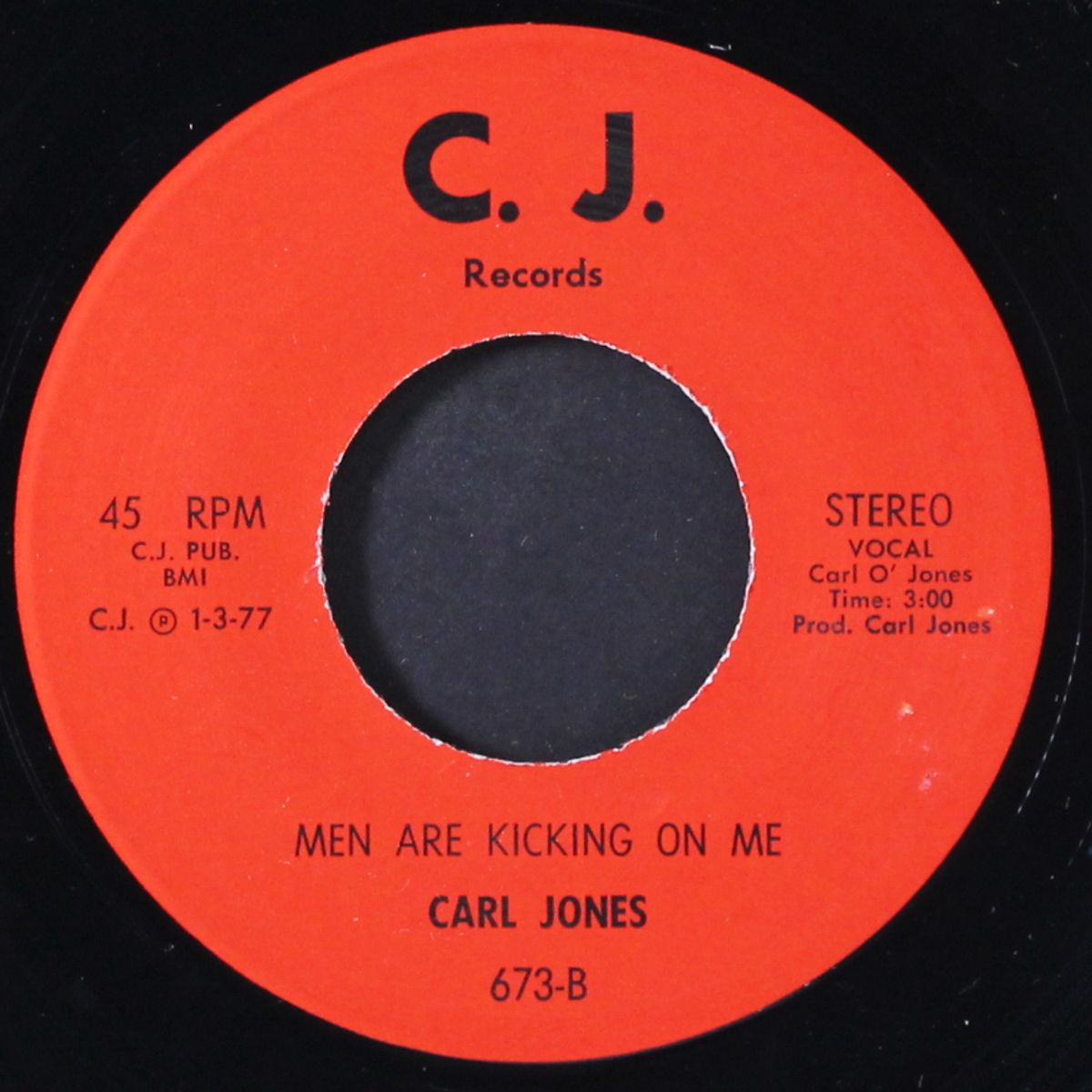 blues and women / men are kicking on me by CARL JONES