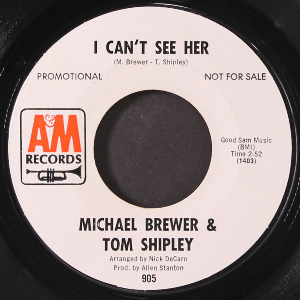 keeper of the keys / i can't see her by BREWER & SHIPLEY
