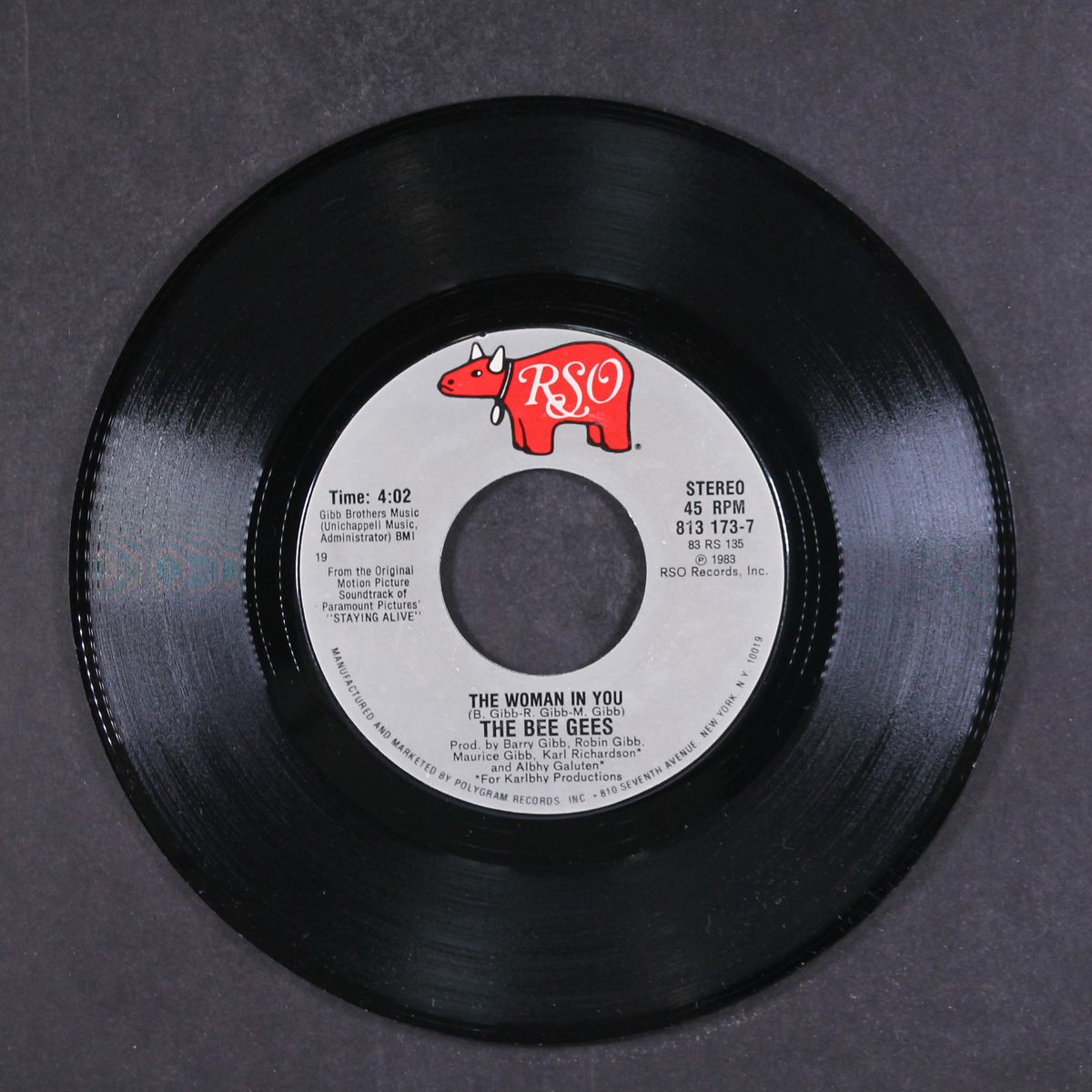 the woman in you / stayin' alive by BEE GEES