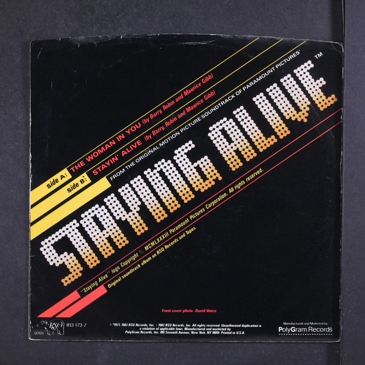 the woman in you / stayin' alive by BEE GEES
