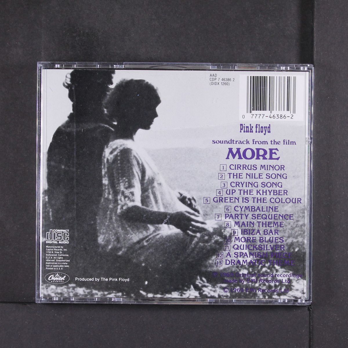 soundtrack from the film more by PINK FLOYD