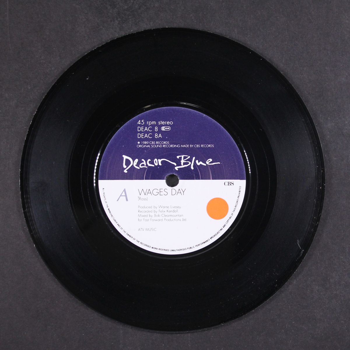 wages day by DEACON BLUE