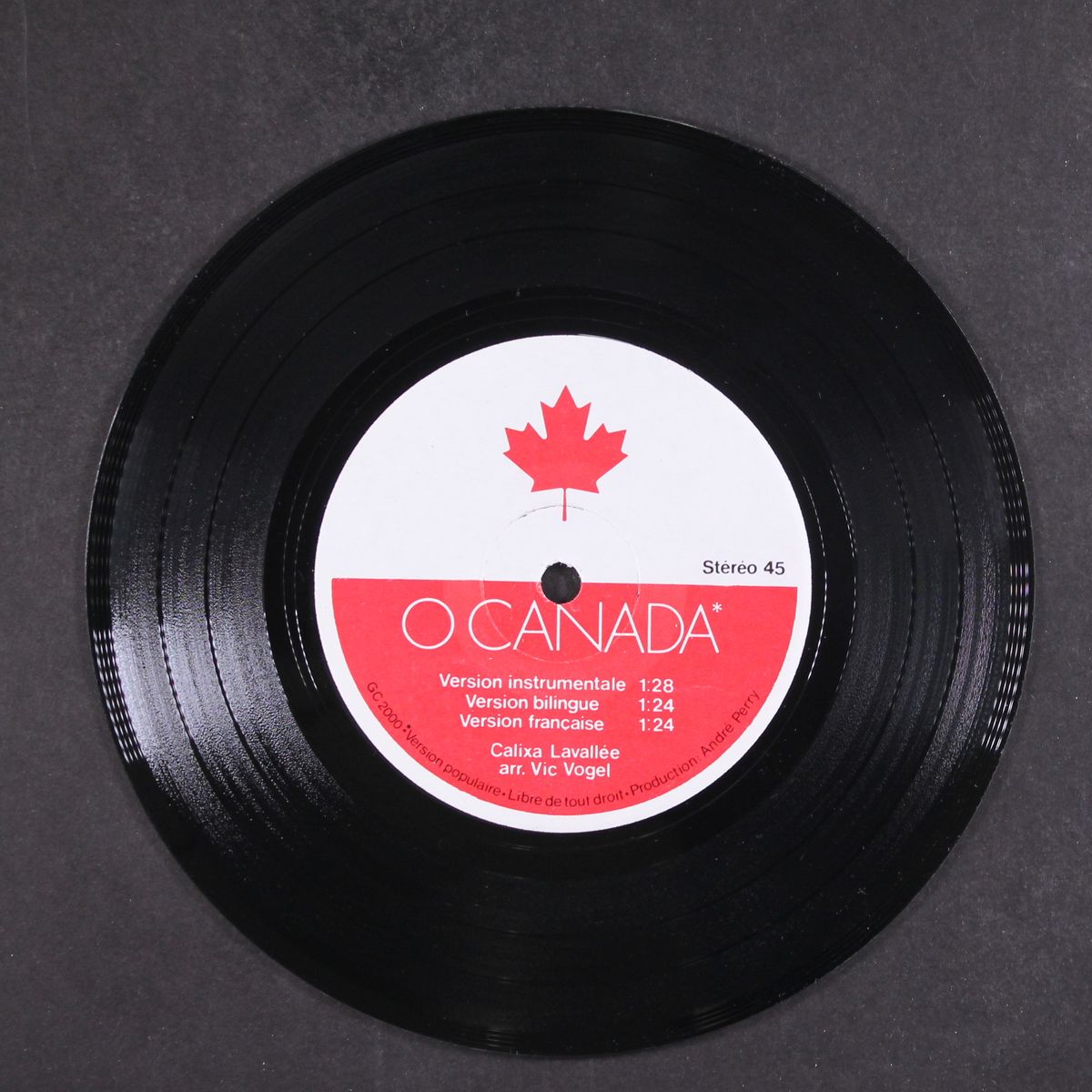 o canada by VIC VOGEL