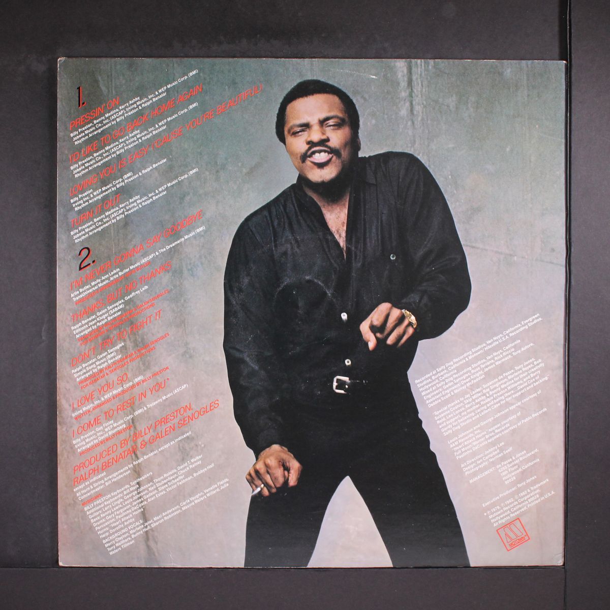 pressin' on by BILLY PRESTON