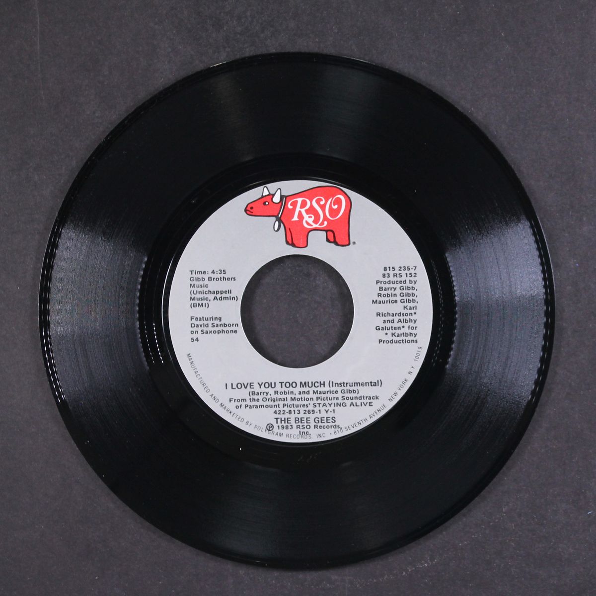 someone belonging to someone / i love you too much instro by BEE GEES