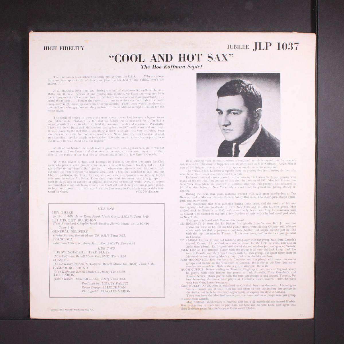 cool and hot sax by MOE KOFFMAN