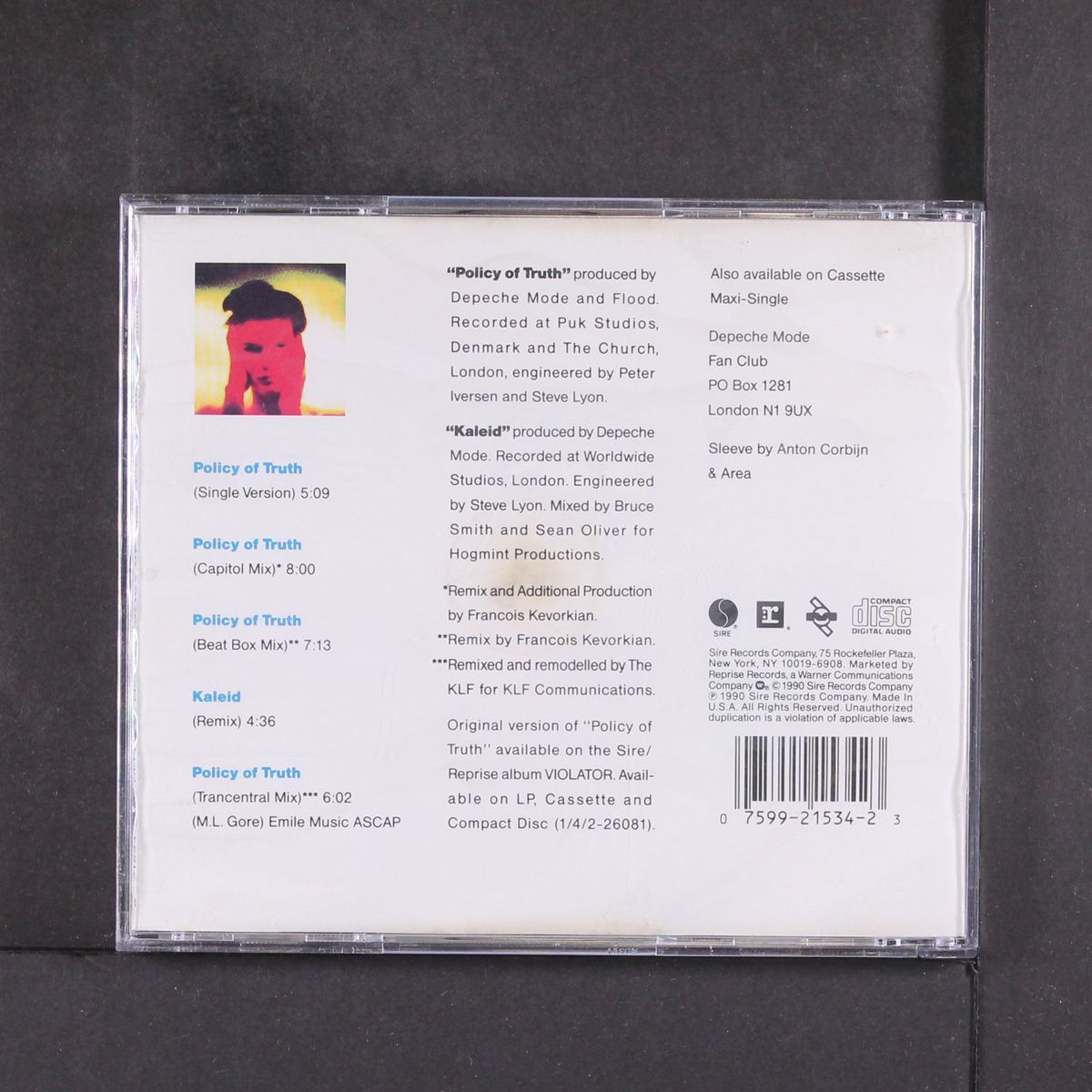 policy of truth by DEPECHE MODE