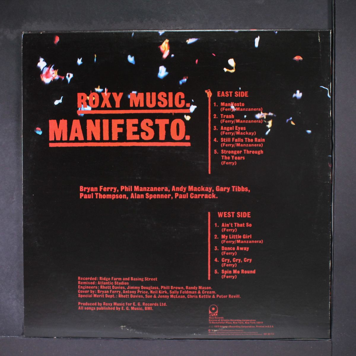 manifesto by ROXY MUSIC