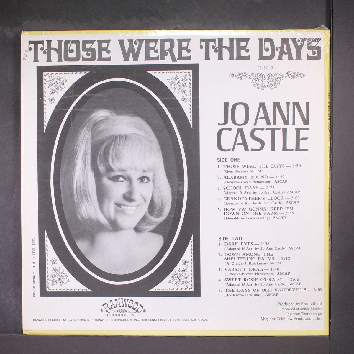 those were the days by JO ANN CASTLE