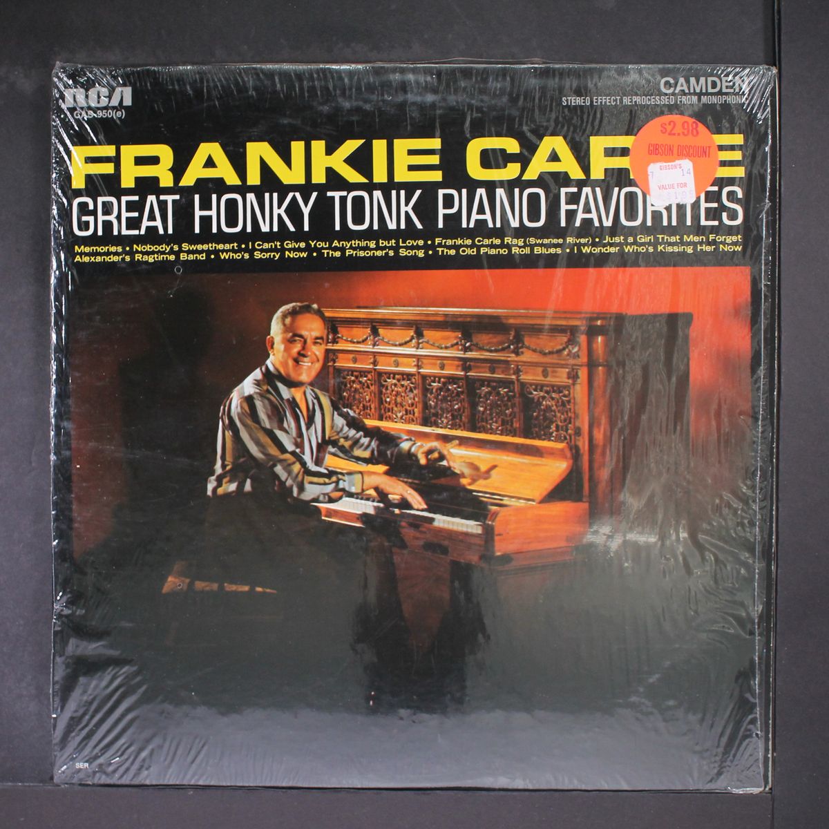 great honky tonk piano favorites by FRANKIE CARLE