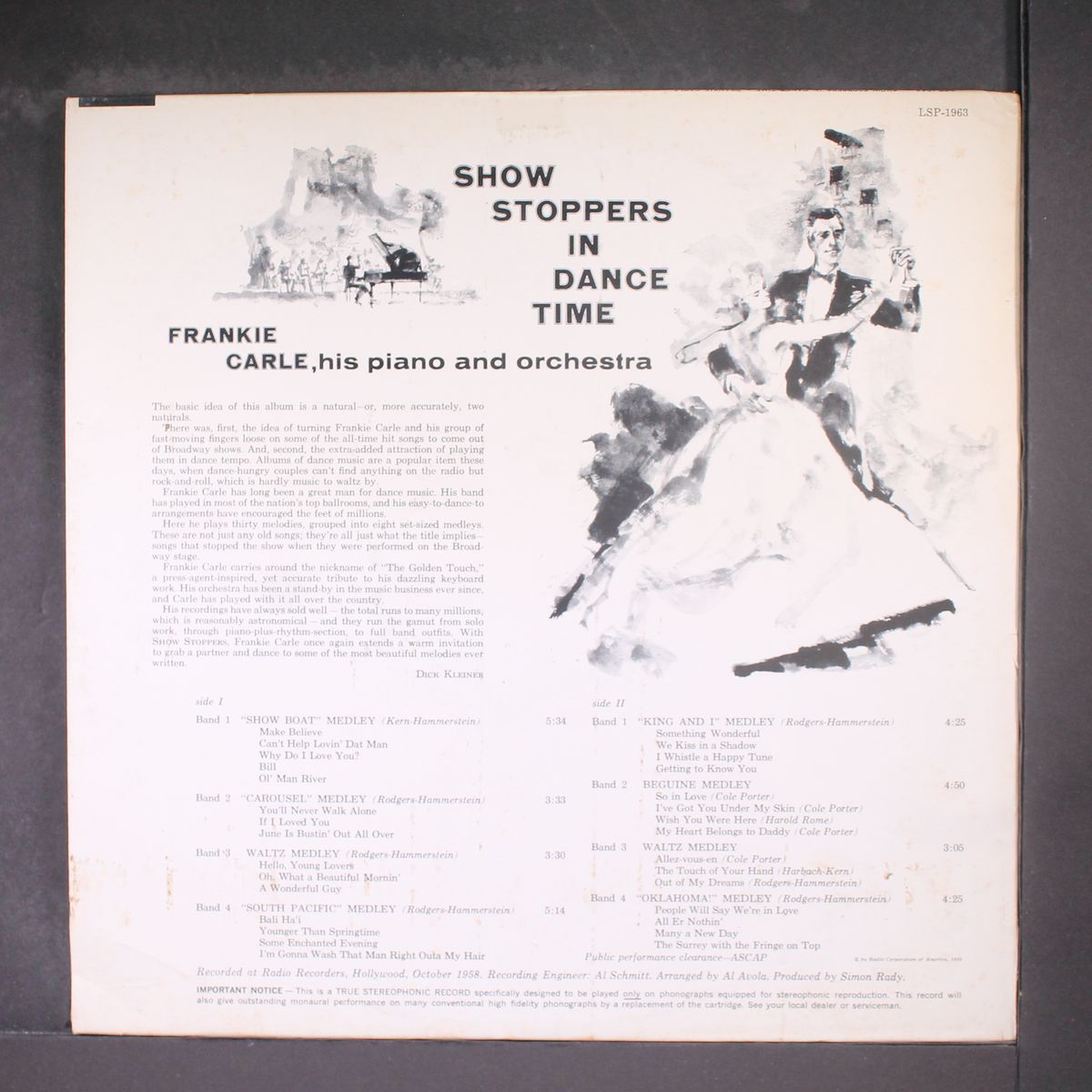 show stoppers in dance time by FRANKIE CARLE