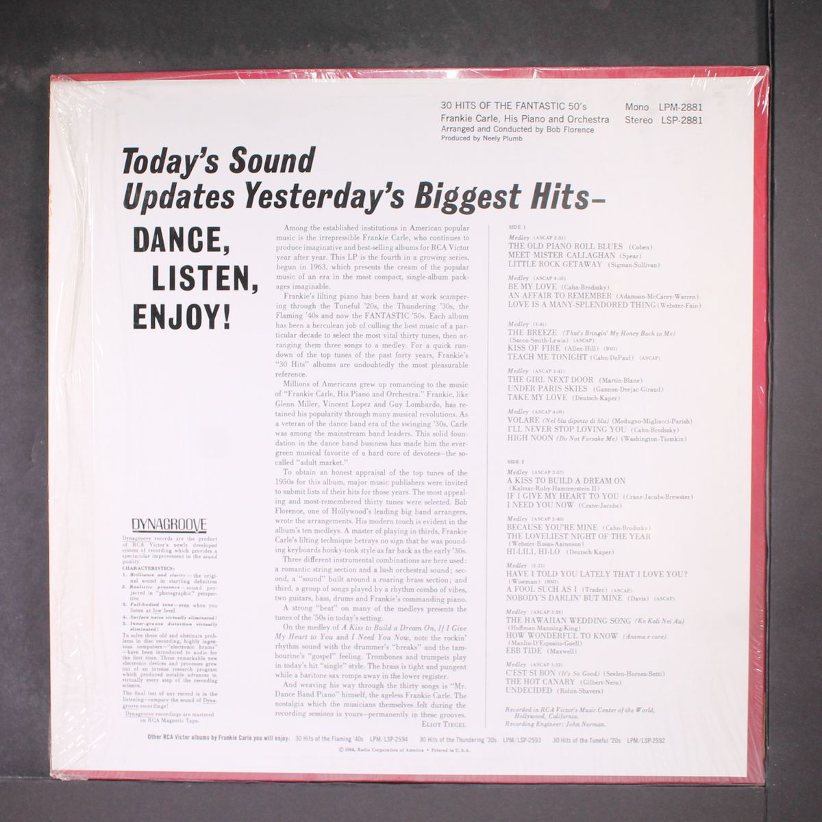 30 hits of the fantastic 50's by FRANKIE CARLE