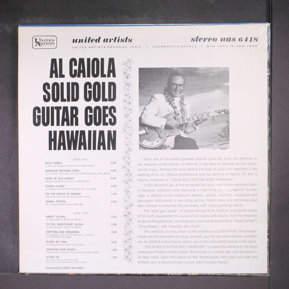solid gold guitar goes hawaiian by AL CAIOLA