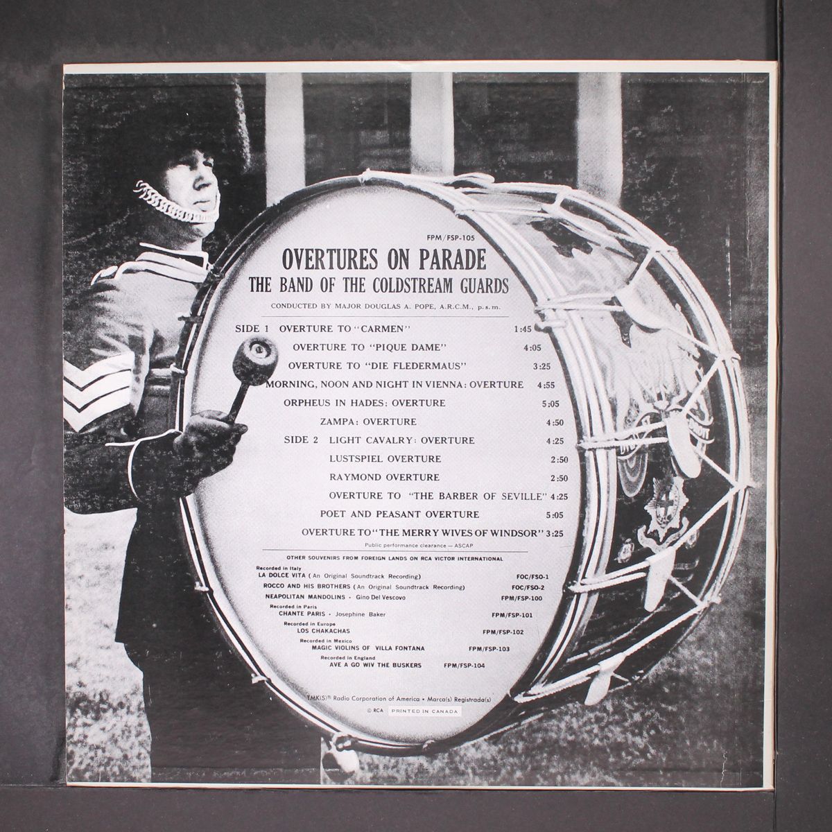 overtures on parade by COLDSTREAM GUARDS