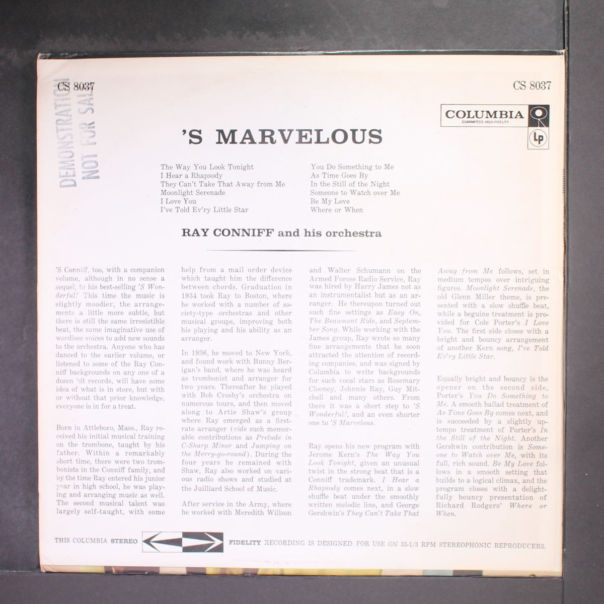 's marvelous by RAY CONNIFF