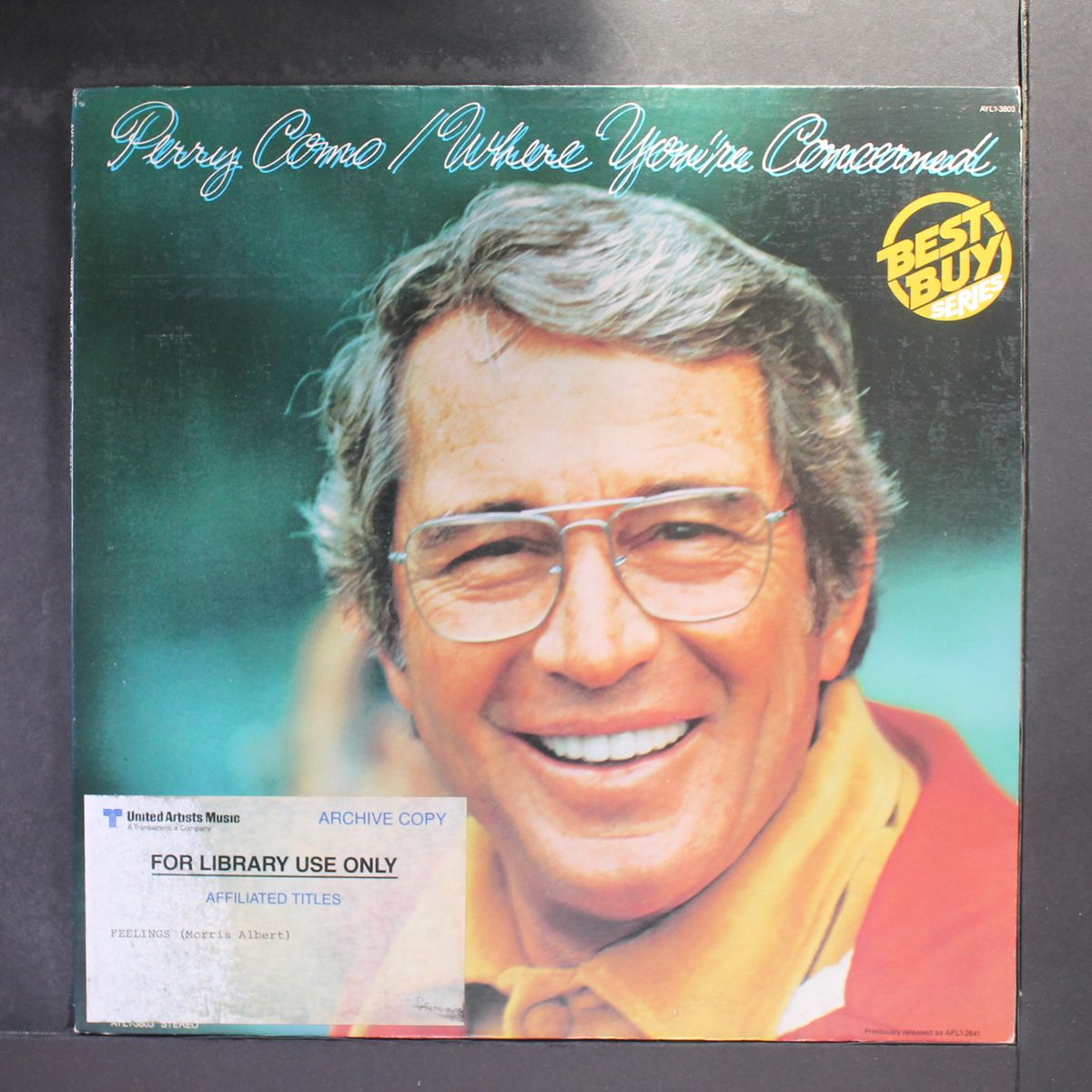 where you're concerned by PERRY COMO