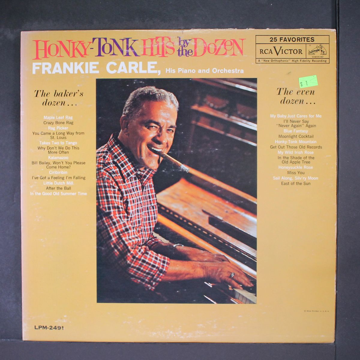 honky-tonk hits by the dozen by FRANKIE CARLE