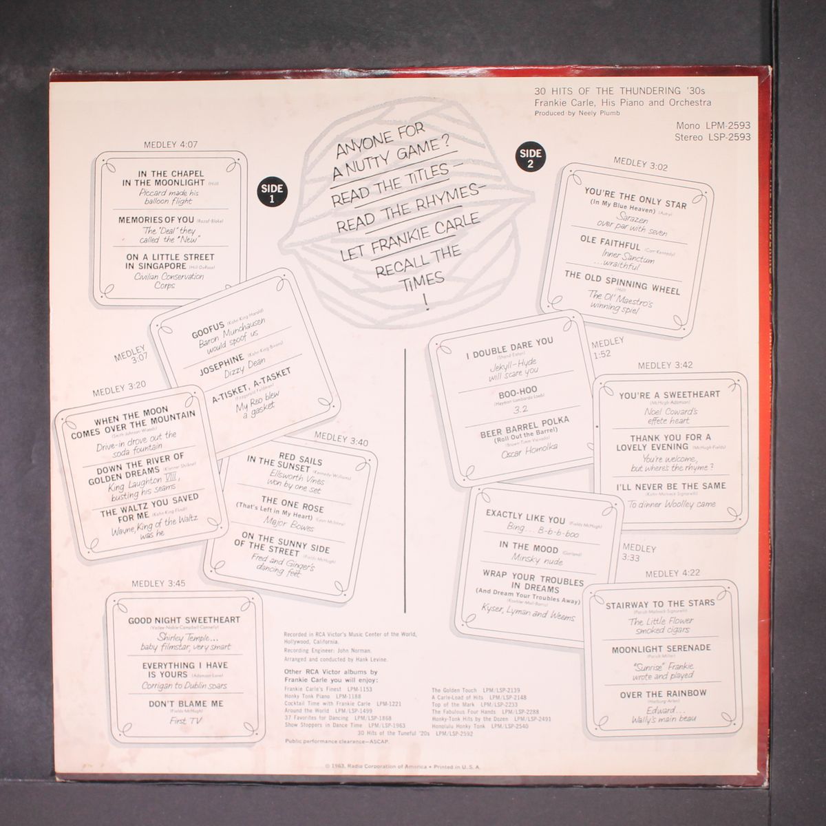 30 hits of the thundering 30's by FRANKIE CARLE