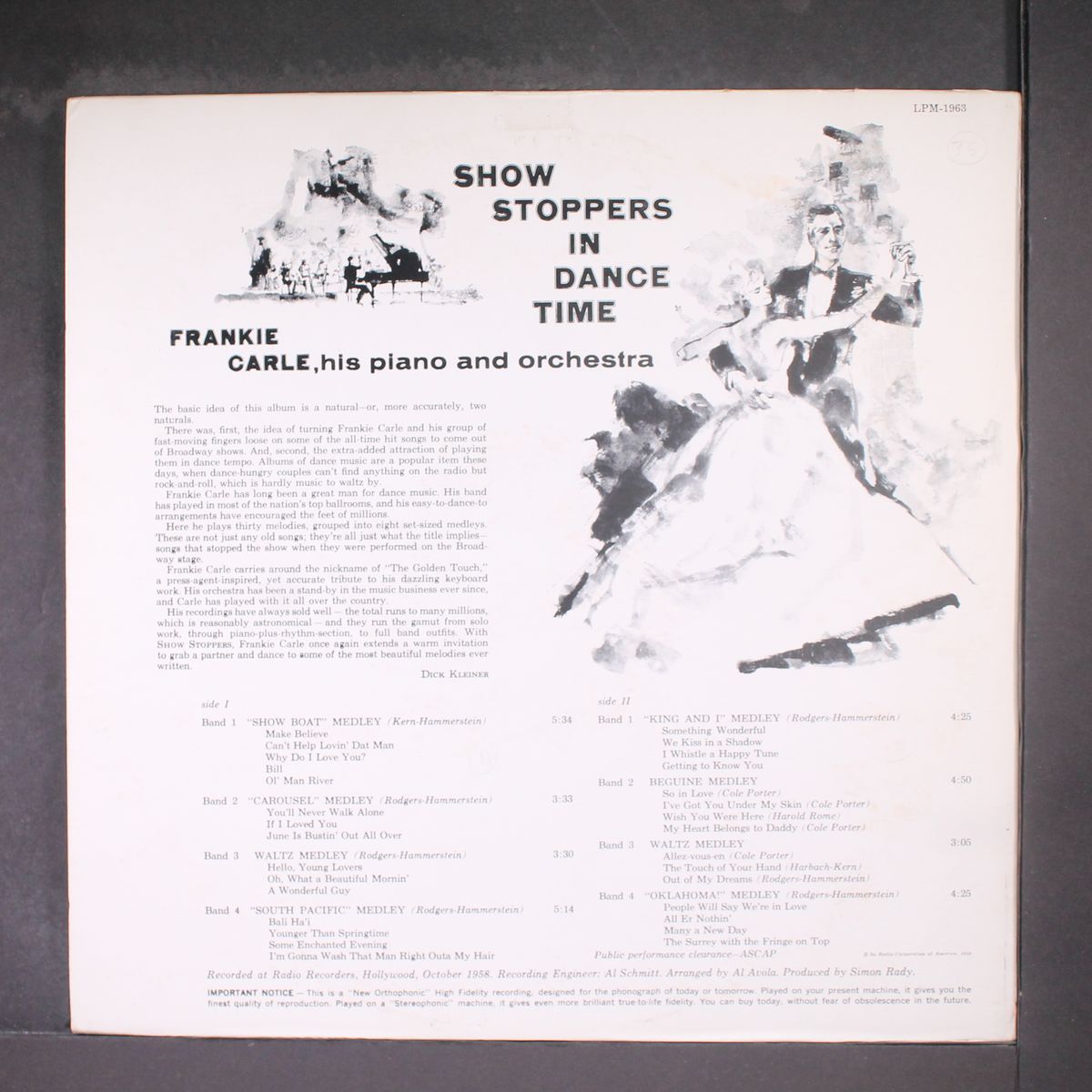 show stoppers in dance time by FRANKIE CARLE