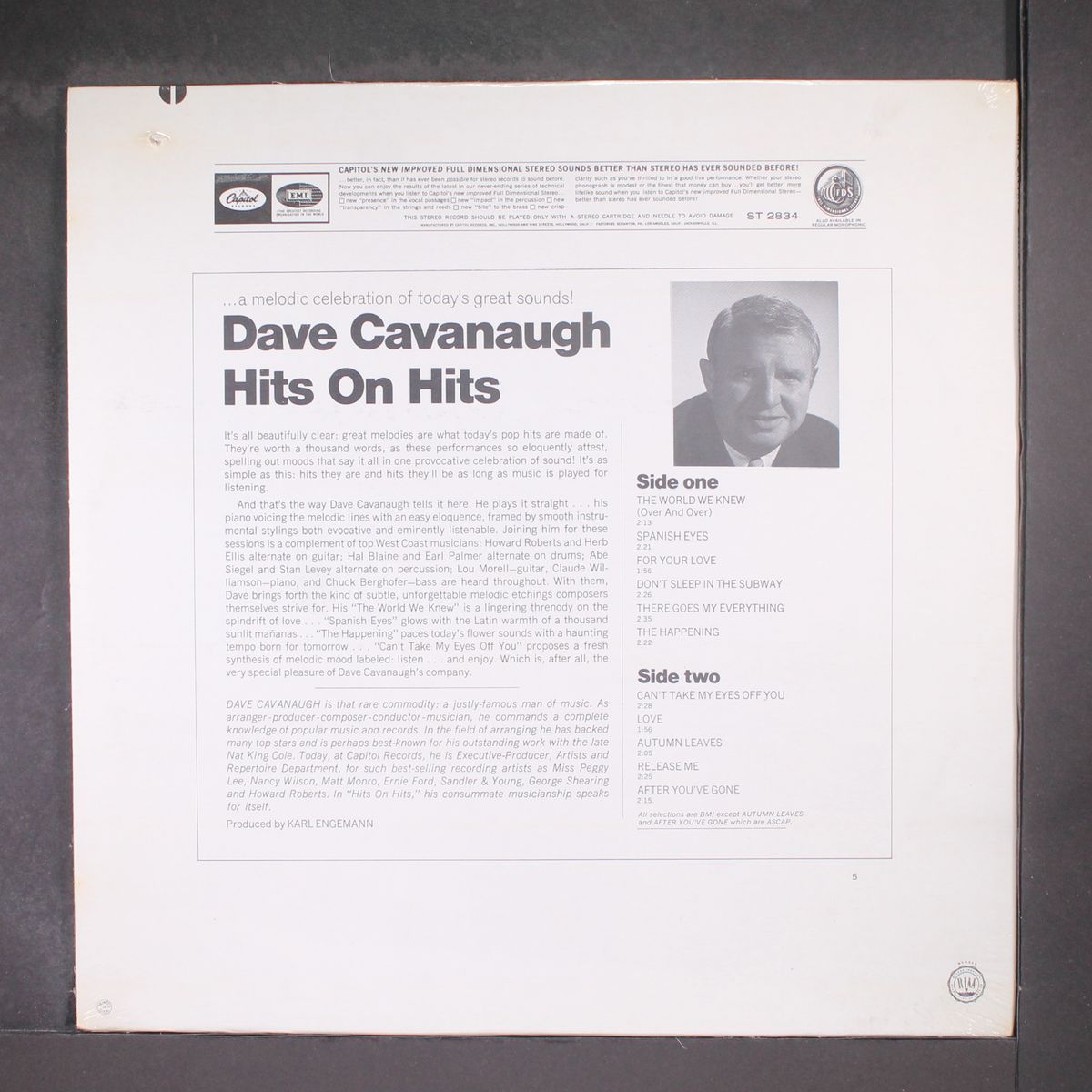 hits on hits by DAVE CAVANAUGH