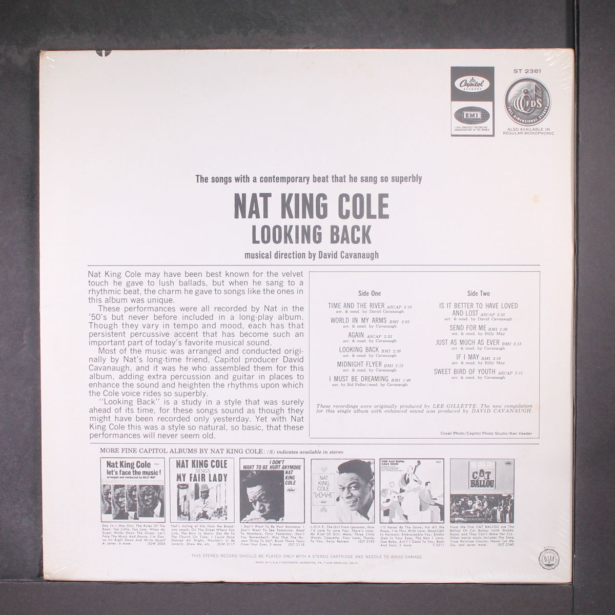 looking back by NAT KING COLE