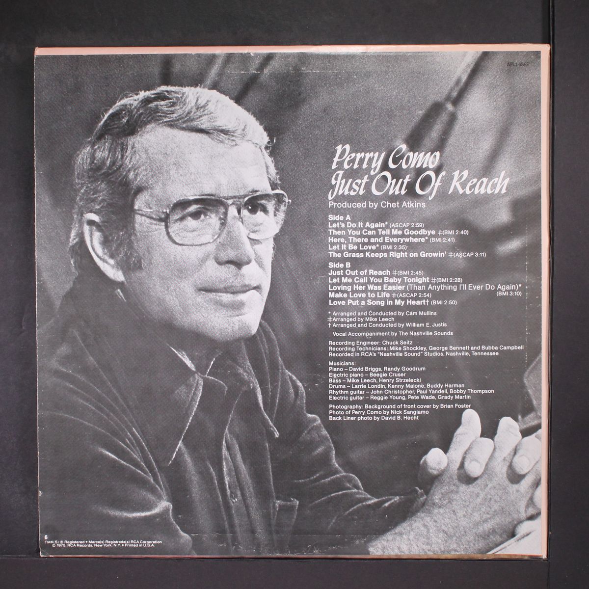 just out of reach by PERRY COMO