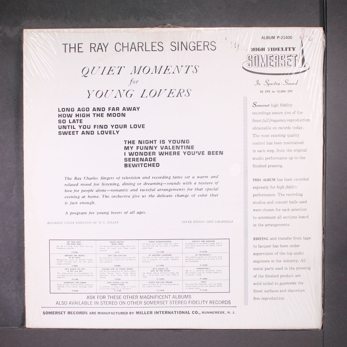 quiet moments for young lovers by RAY CHARLES SINGERS
