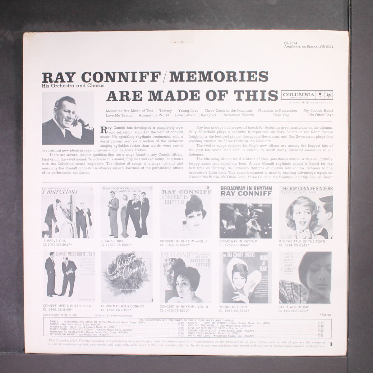 memories are made of this by RAY CONNIFF