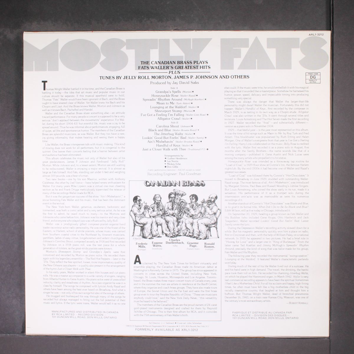 mostly fats by CANADIAN BRASS