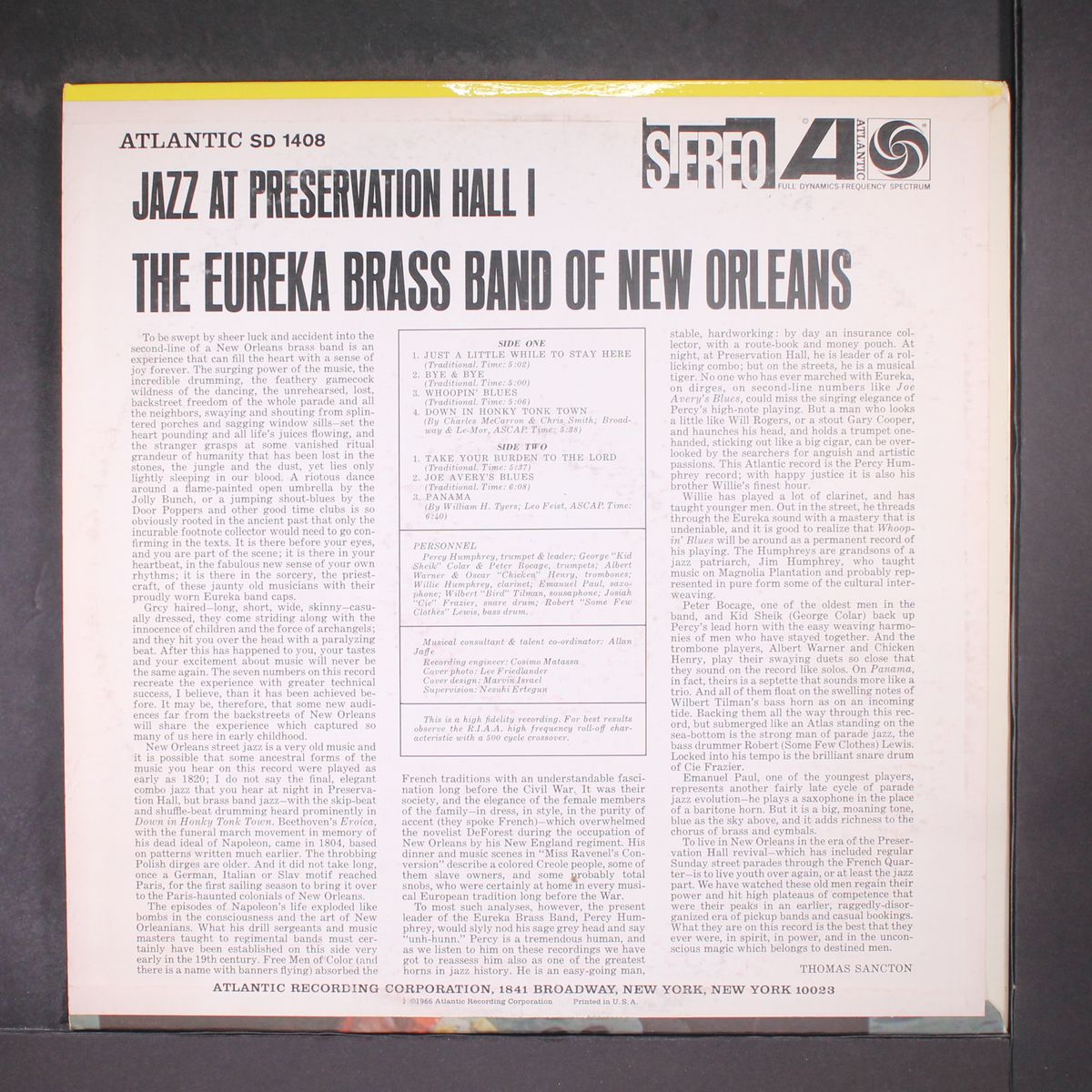 jazz at preservation hall by EUREKA BRASS BAND