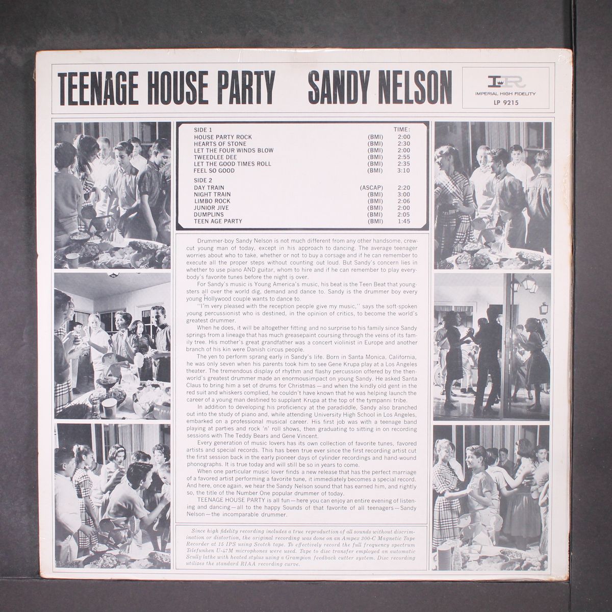teen age house party by SANDY NELSON