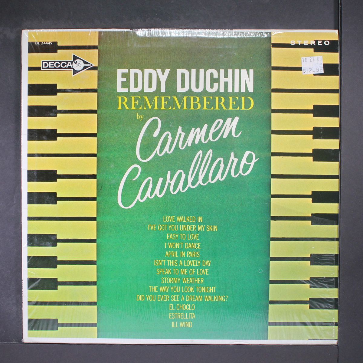 eddy duchin remembered by CARMEN CAVALLARO