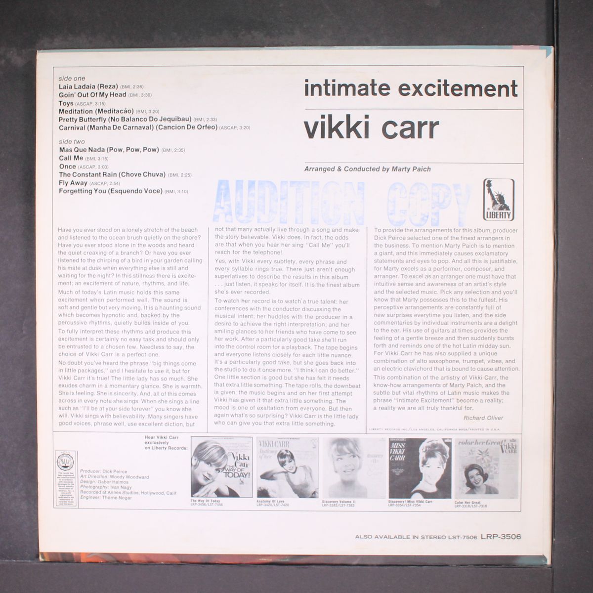 intimate excitement by VIKKI CARR