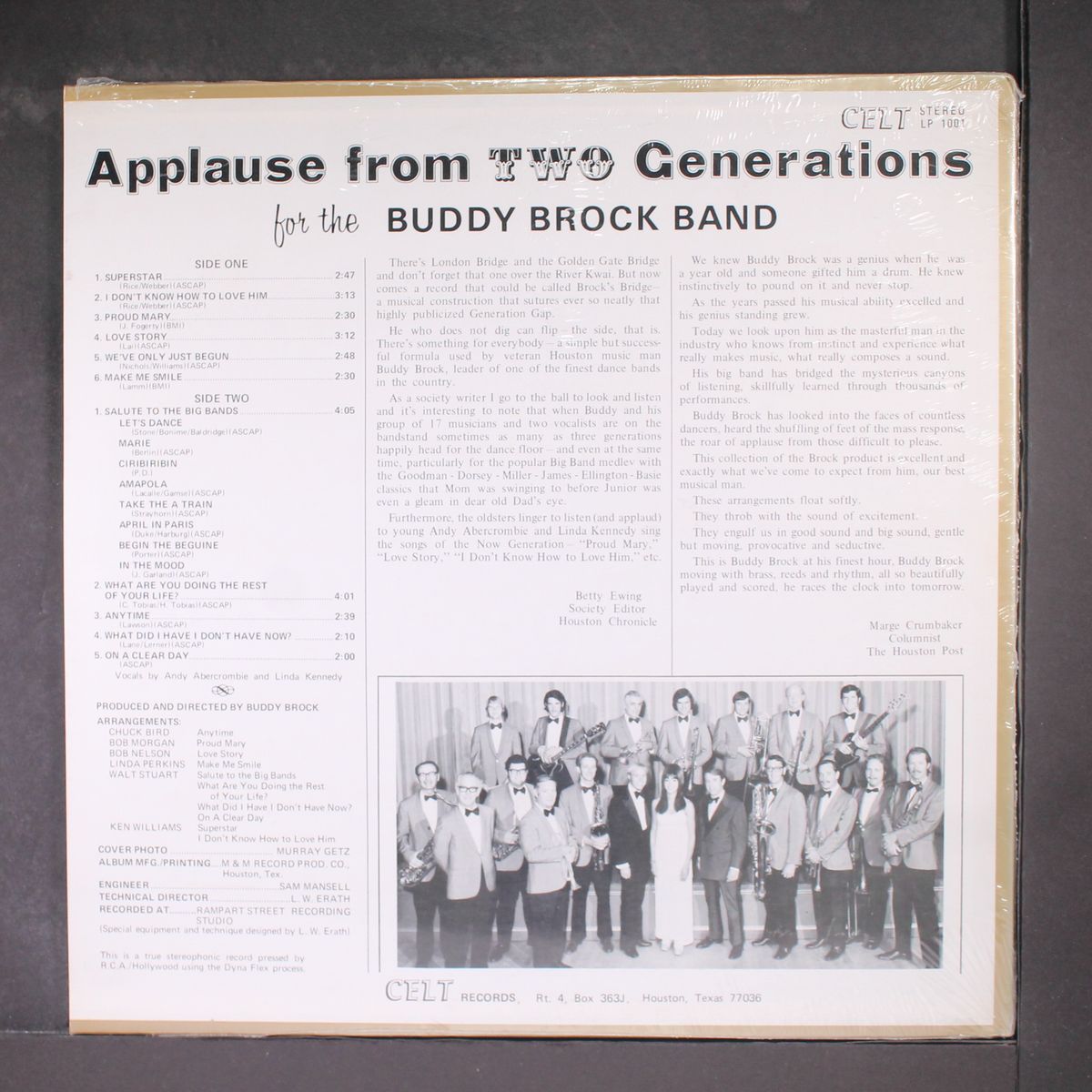 applause from two generations by BUDDY BROCK